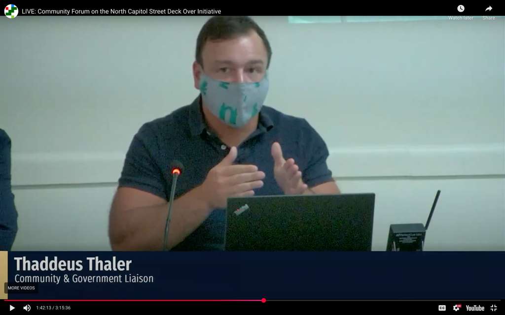 Thaddeus Thaler at Community Forum